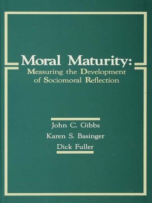 cover image of Moral Maturity